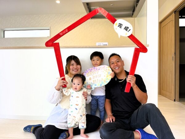 安心して将来のことを考え形にすることができました。「マイホーム建ててよかった！」と心から思っています