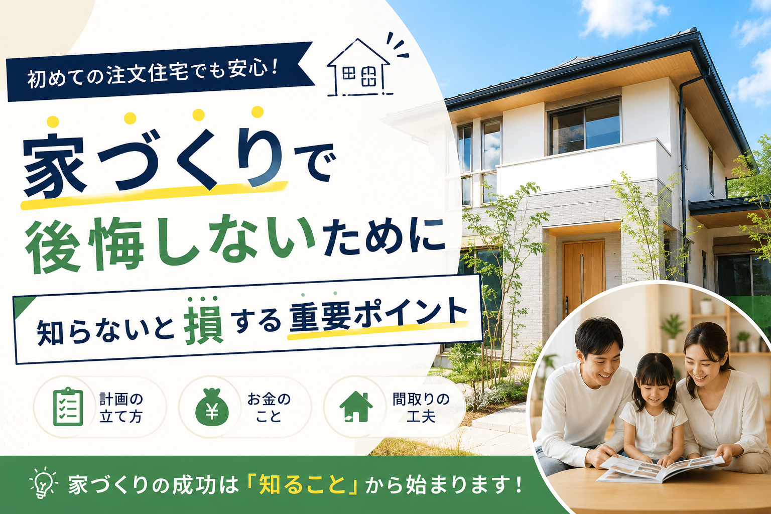 【保存版】注文住宅を建てる流れ！土地探しから完成までの期間とステップ
