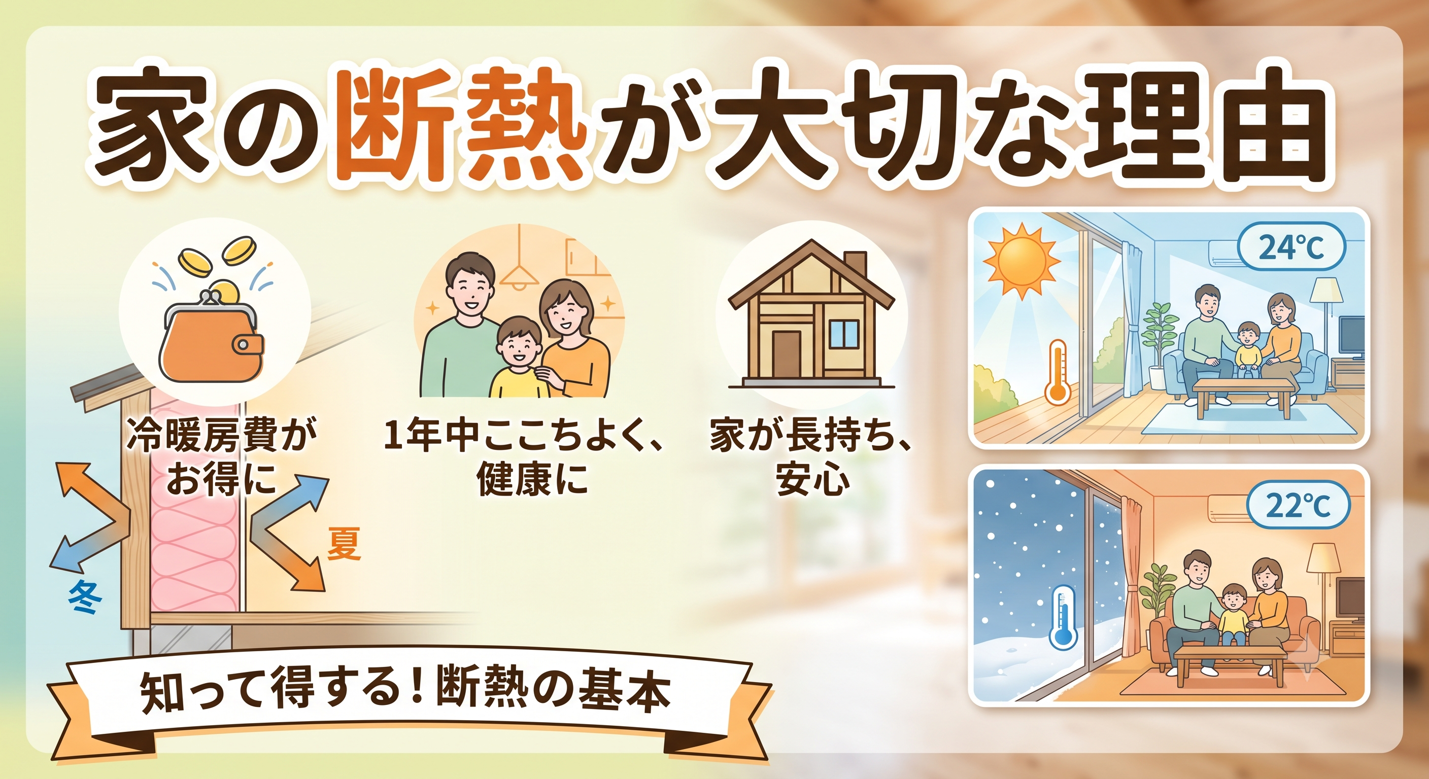 【断熱性能】家の断熱が大切な理由とは?